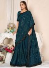 Embroidered Work Bamberg Georgette Designer Traditional Saree - 1