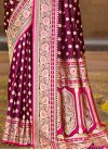 Satin Silk Woven Work Traditional Designer Saree - 2