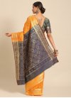 Silk Blend Woven Work Designer Traditional Saree - 1