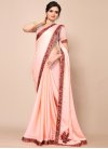 Lace Work Chiffon Designer Traditional Saree - 2