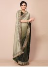 Poly Silk Embroidered Work Traditional Designer Saree - 2