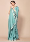 Lace Work Chiffon Satin Traditional Designer Saree - 1