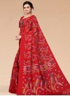 Cotton Blend Traditional Designer Saree - 1