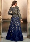Tafeta Silk Floor Length Anarkali Salwar Suit - 1