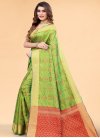 Silk Blend Woven Work Designer Traditional Saree - 3
