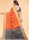 Silk Blend Woven Work Contemporary Style Saree - 3