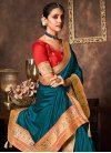 Vichitra Silk Designer Traditional Saree - 1