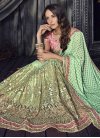 Net Embroidered Work Contemporary Style Saree - 1