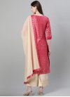 Poly Silk Readymade Salwar Suit For Ceremonial - 1