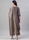 Foil Print Work Readymade Designer Salwar Suit - 1