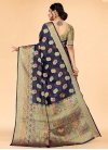 Woven Work Contemporary Style Saree For Ceremonial - 3