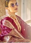 Satin Silk Designer Traditional Saree - 1