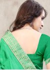 Simplistic Lace Work Art Silk Traditional Saree For Ceremonial - 2