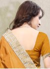Winsome Lace Work Art Silk Traditional Saree For Ceremonial - 2