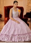 Georgette Embroidered Work Trendy Gown - 2