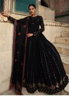 Embroidered Work Floor Length Trendy Gown - 3