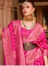 Silk Blend Trendy Classic Saree For Ceremonial - 1