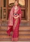 Silk Blend Woven Work Traditional Designer Saree - 1