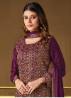 Silk Georgette Pant Style Pakistani Salwar Suit For Ceremonial - 1