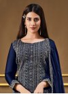 Embroidered Work Pant Style Pakistani Salwar Suit For Ceremonial - 1