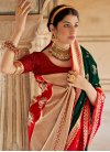 Woven Work Traditional Designer Saree For Bridal - 1
