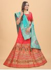 Embroidered Work Banarasi Silk Designer Classic Lehenga Choli - 1