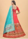 Embroidered Work Banarasi Silk Designer Classic Lehenga Choli - 2