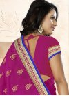 Bewitching Faux Georgette Booti Work Contemporary Style Saree - 2