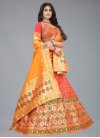 Banarasi Silk Stone Work Trendy Designer Lehenga Choli - 1