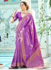 Kanjivaram Silk Designer Contemporary Style Saree - 3