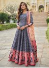 Bandhej Print Work Readymade Designer Gown For Party - 1