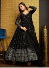 Foil Print Work Readymade Trendy Gown - 4