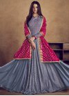 Cotton Silk Aari Work Readymade Designer Gown - 1