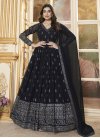 Georgette Foil Print Work Readymade Trendy Gown - 2
