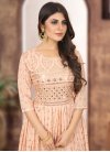 Faux Georgette Embroidered Work Trendy Gown - 1