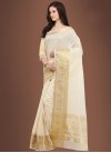 Chanderi Cotton Thread Work Trendy Classic Saree - 1
