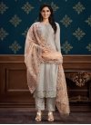 Chinon Pant Style Designer Salwar Suit For Party - 1