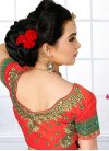 Nice Chanderi Silk Lace Work Trendy Saree - 1