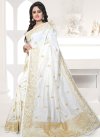 Embroidered Work Art Silk Contemporary Style Saree For Festival - 1