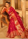 Woven Work Tussar Silk Trendy Classic Saree - 1