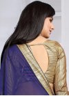 Flamboyant Embroidered Work Classic Saree For Ceremonial - 1
