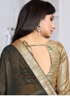 Royal  Embroidered Work Trendy Saree - 2