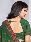 Ravishing Faux Georgette Contemporary Saree For Ceremonial - 1