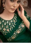 Maslin Embroidered Work Readymade Trendy Gown - 1