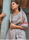 Linen Trendy Designer Saree - 1