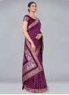 Banarasi Silk Woven Work Designer Contemporary Saree - 2