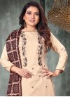 Silk Blend Pant Style Salwar Suit - 1