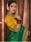Embroidered Work Kajal Aggarwal Trendy Classic Saree - 1