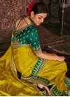 Kajal Aggarwal Embroidered Work Designer Contemporary Style Saree For Festival - 2