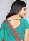 Dazzling Embroidered Work Faux Georgette Trendy Saree - 2